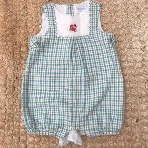 Janie and Jack Plaid Seersucker One-Piece